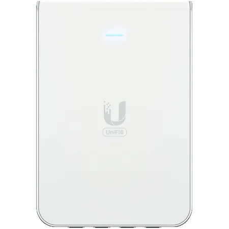 Ubiquiti UniFi6 In-wall. wall-mounted WiFi 6 access point with a built-in PoE switch. ( U6-IW )