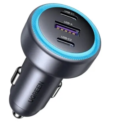 Ugreen cd130 a+c dual-port car charger pd30w+scp22.5w ( 093-0027 )