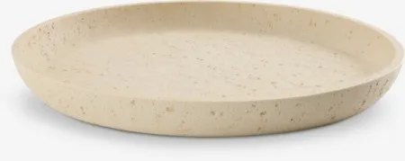 Ukrasni poslužavnik fi 30xV3cm bež