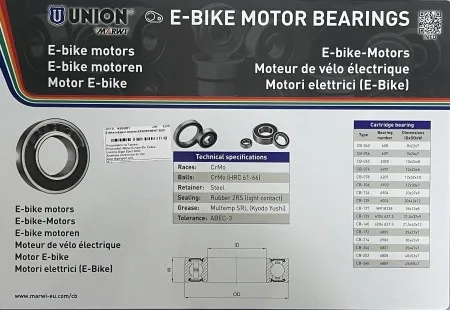 Union e-bike ležajevi motora assortment box ( 436991 )