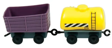 Vagon i cisterna ljubičasta i žuta ( e235 )