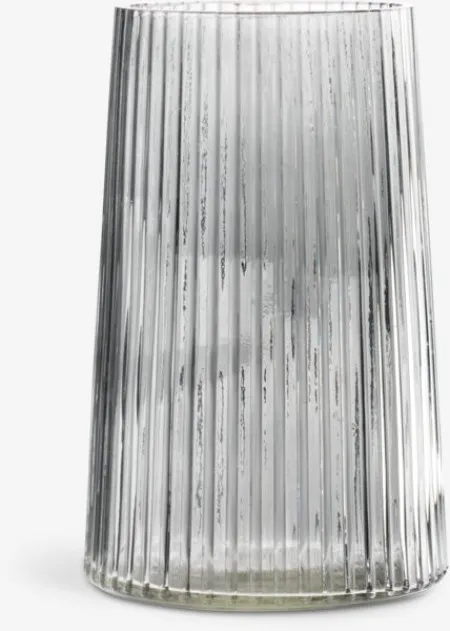 Vase fi 13xH20cm grey