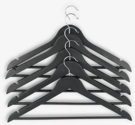 Vešalice D46cm 5kom/p crna