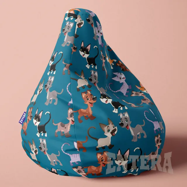 Veliki LazyBag psi i mačke low square ( 054 )