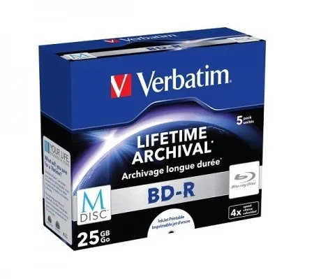 Verbatim M-DISC KAMENI 25GB 4X print 43823 ( 525MP/Z )