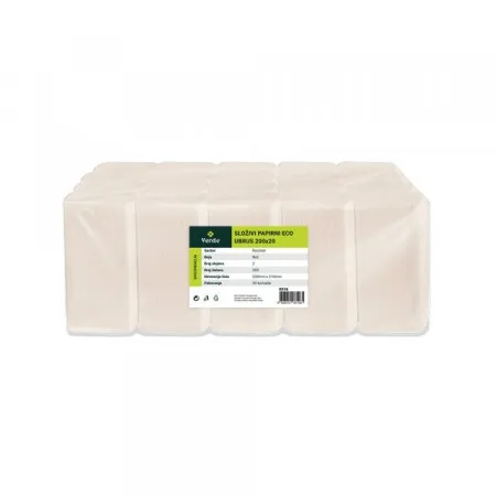 Verde eco 2-sl. Papir ubrusi složivi 21x22 cm (20 kom x 200 lista) ( k516 )