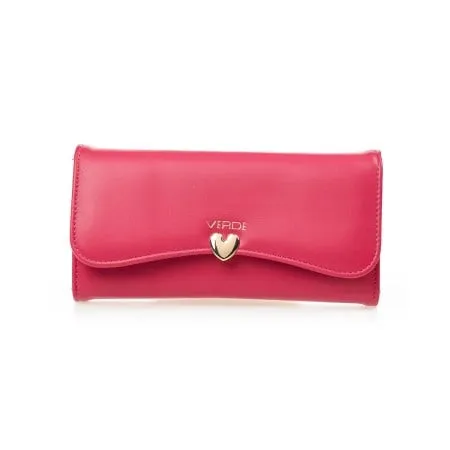Verde Novčanik ženski sa kopcom u obliku srca 1440, 20x4x11 cm ciklama ( 16NZV1440I )