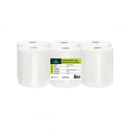 Verde papir Ubrus za dispenzer sa centralnim izvlačenjem Verde 130 metara 6/1 ( K569 )