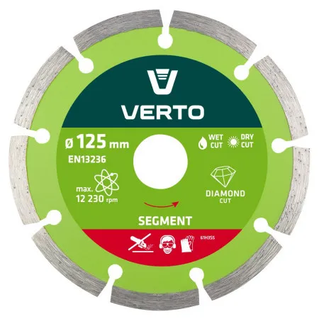 Verto dijamantski disk 125mm segment ( 61H3S5 )