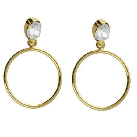 Victoria cruz genoveva crystal gold mindjuše sa swarovski kristalom ( a4570-07dt )