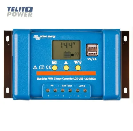Victron bluesolar pwm LCD&amp;USB 12/24v-10a – solarni regulator punjenja ( 5082 )