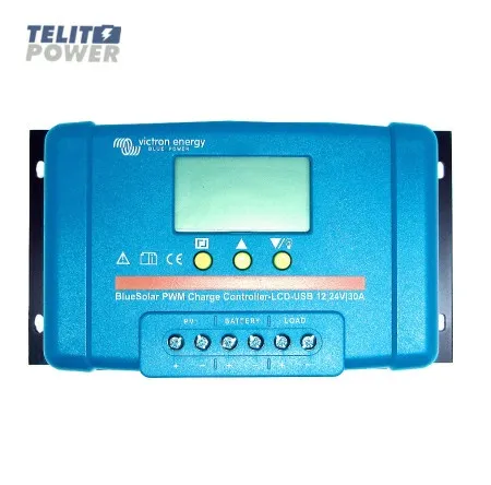 Victron BlueSolar PWM LCD&amp;USB 12/24V-30A – Solarni regulator punjenja ( 5084 )
