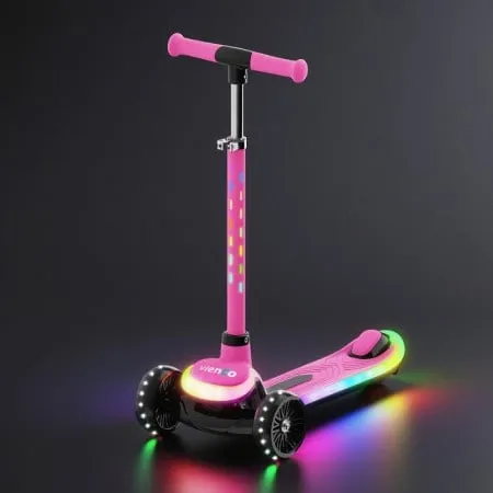 Viento svetleci trotinet pink ( VIE038P )