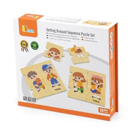 Viga puzzle oblačanje - redosled koraka ( 1041874 )