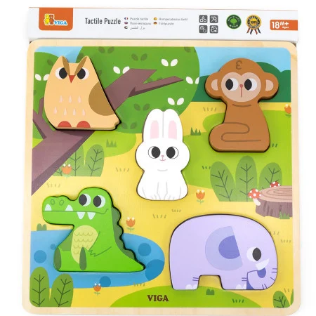 Viga taktilne puzzle šuma ( 37179 )