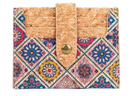 Viter etui za kartice cork floral mosaic ( BAGD-295_2 )