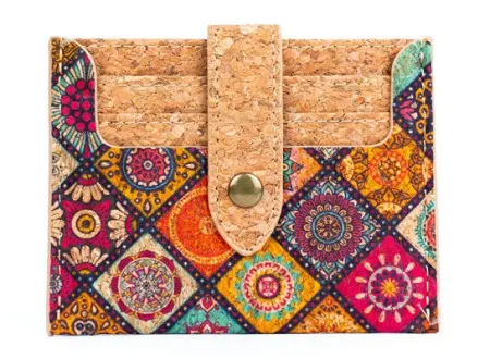 Viter etui za kartice cork floral mosaic ( BAGD-295_5 )