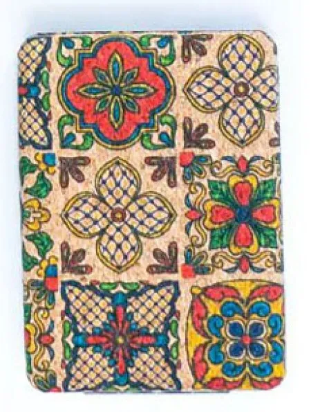 Viter ogledalce cork floral design ( L-855_13 )