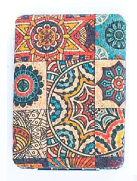 Viter ogledalce cork floral design ( L-855_8 )