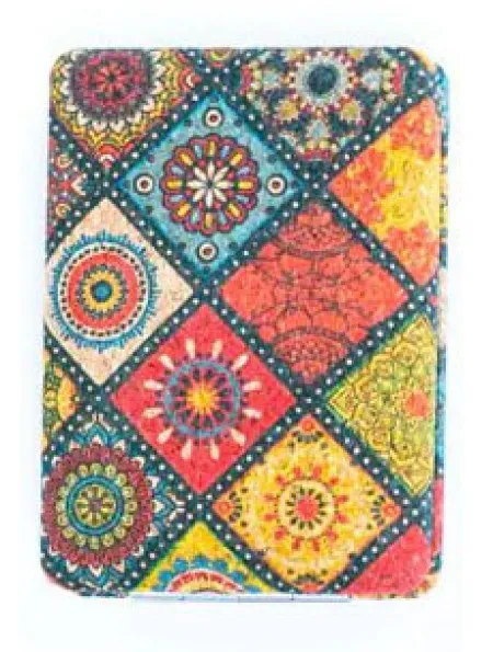 Viter ogledalce cork floral design ( L-855_9 )