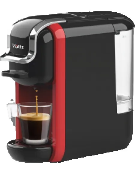 Voltz ov51171b5 kafe aparat 8 u1 19bar/1450w crno-crveni ( 006640 )