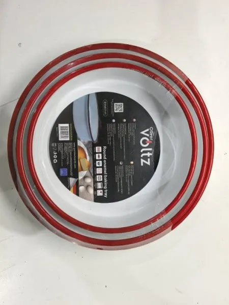 Voltz ov51222kr 30/34/38 tepsija set okrugla bela ( 006912 )