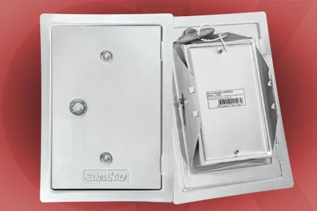 Vrata dimnjaka 120x180mm - ravna pocinkovana-hv lim ( 9431 )