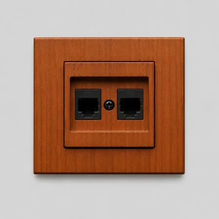 Walnut Telefonska utičnica ( 9861 )