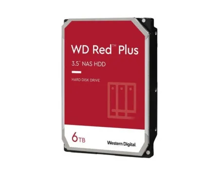 WD 6TB 3.5" SATA III 256MB IntelliPower WD60EFPX Red Plus