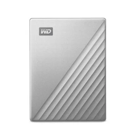 WD external HDD 2TB, USB3.2 Gen 1 Type-C my passport ultra, silver ( WDBC3C0020BSL-WESN )