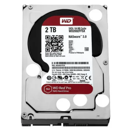 WD HDD 2TB WD2002FFSX 64MB 7200rpm red pro