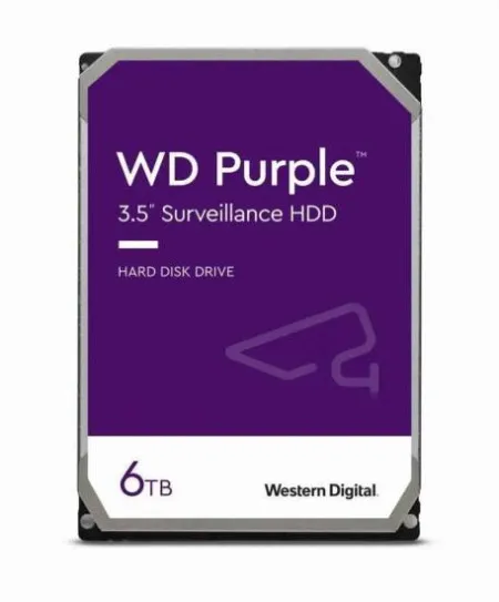 WD HDD purple 6TB (WD62PURX-64B2MY0)