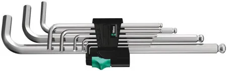 Wera 950/9 hex-plus 1 set imbusa, metrički, hromirani, 9 komada ( WERA 022087 )