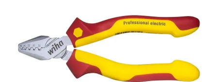 Wiha 35861 Professional klešta za krimpovanje, VDE izolovana, za rukave na kraju žica, hex presovanje ( W 35861 )