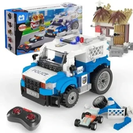 Wise blocks - sklopivi auto advanced na daljinsko upravljanje- police vs robber ( eu389107 )
