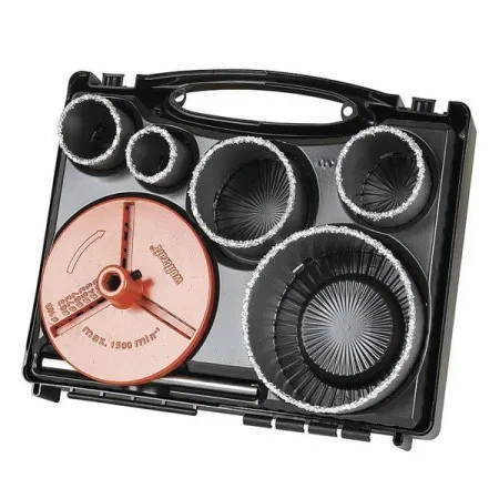 Wolfcraft set krunastih testera u koferu (7 delova) ( 3464000 )
