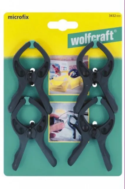 Wolfcraft štipaljka stega microfix 4 kom ( 3432000 )