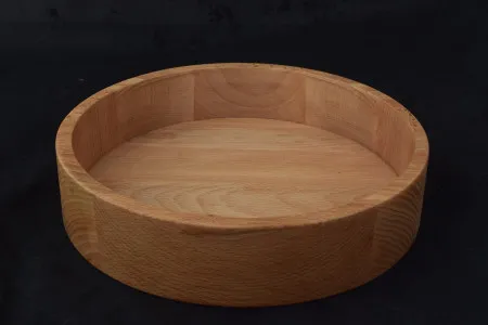 Wood Holz činija za voće fi 23 cm H=4 cm ( 4008 ) hrast
