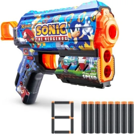 X shot skins flux blaster sonic ( ZU36648 )