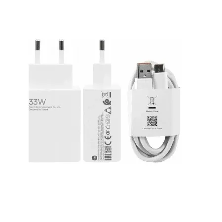 Xiaomi Mi 33W punjač Combo Type-A + kabl Type C bela ( 70204 )