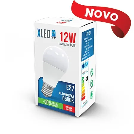 Xled Led Sijalica, E27 -12W, 220V, Hladno Bela, 6500K ( E27 12W HB )