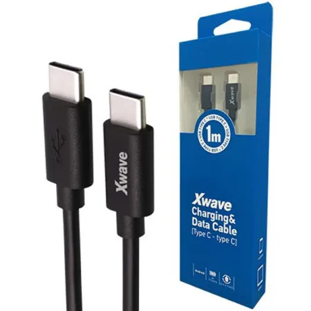 XWave USB kabl TIP C -muški - TIP C -muški/60W/3A/10Gbps/dužina 1m ( Kabl USB tip C M M 60W 10Gbps 3A 1m )