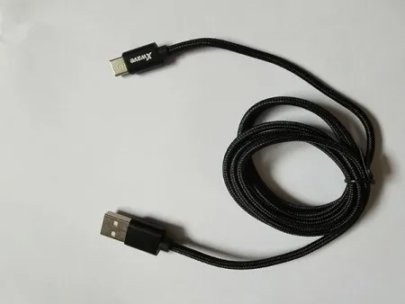 Xwave USB kabl TIP-C/USB 3.0 (tip A-muški) -USB 3.1 (TIP C-muški)/dužina 2m/3A/Aluminium /crni upleteni ( USB TIP-C 2m 3A Al /black mesh )