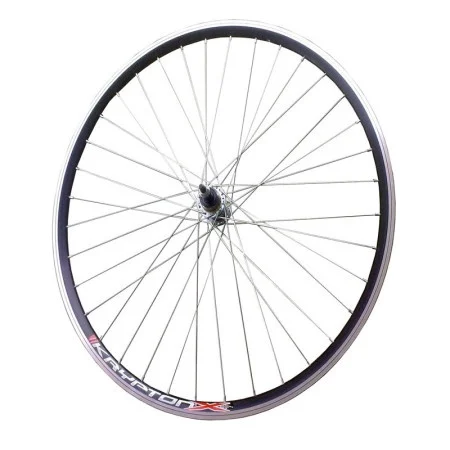 Zadnji točak za bicikl 28x1.3/8 alu dupli crni (TOC0055)