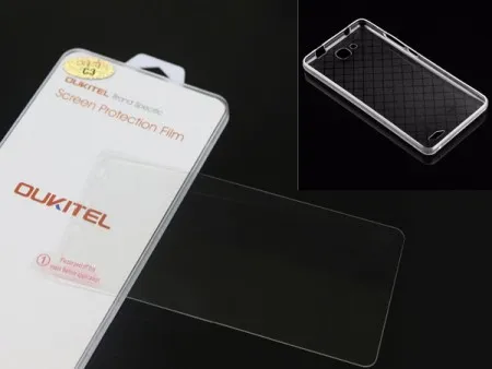 Zastitna folija za Oukitel C3 ( C3 TP protect film +case silikon )
