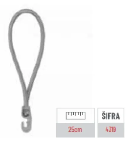 Zatezac kuka 25cm bch3-0425gy-e ( 4319 )