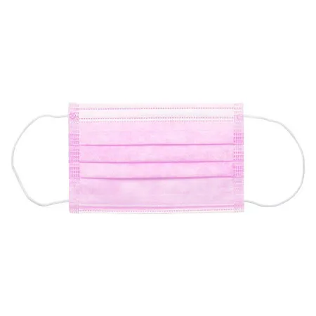 Zaštitne maske za decu troslojne roze 50 kom pakovanje