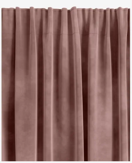 Zavesa 1x140x300 baršun roze