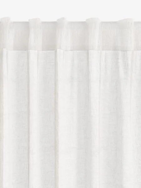 Zavesa 1x140x300 bela imitacija lana