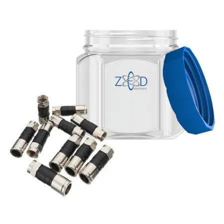 Zed electronic kompresioni konektor extra kvalitet, RG6,pak. 100 kom. - CO-XD/100